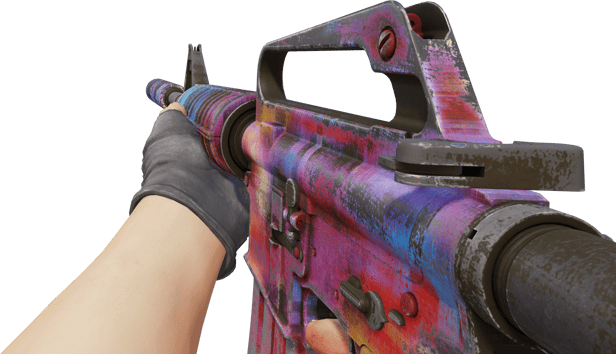 Preview image 3 of M4A1-S | Glitched Paint (Well-Worn)