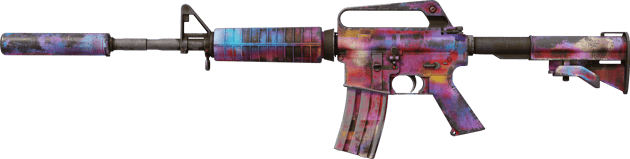 M4A1-S | Glitched Paint (Well-Worn)