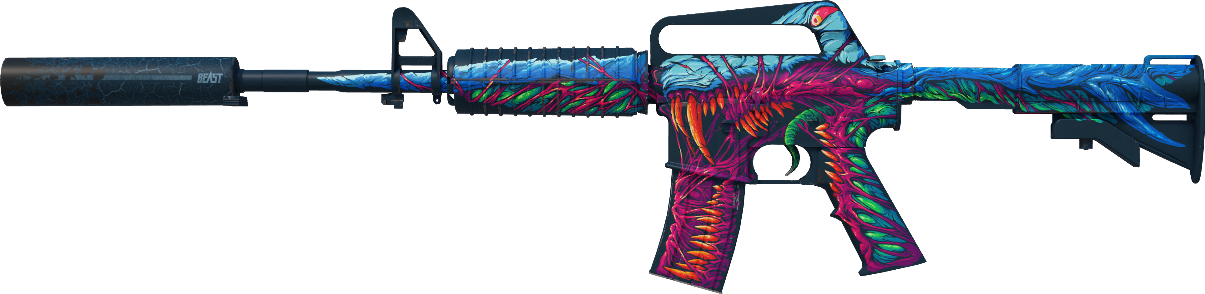 Preview image 1 of M4A1-S | Bête déchainée (Très peu usée)