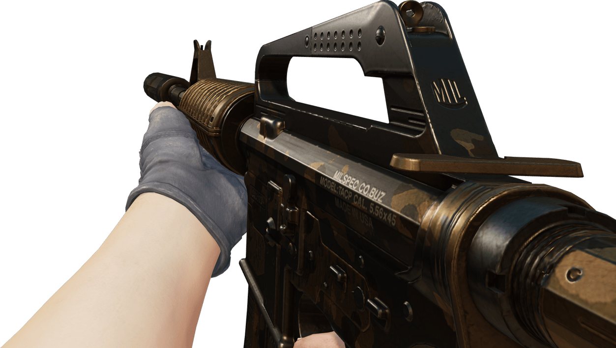 Preview image 3 of M4A1-S | Mud-Spec (Battle-Scarred)