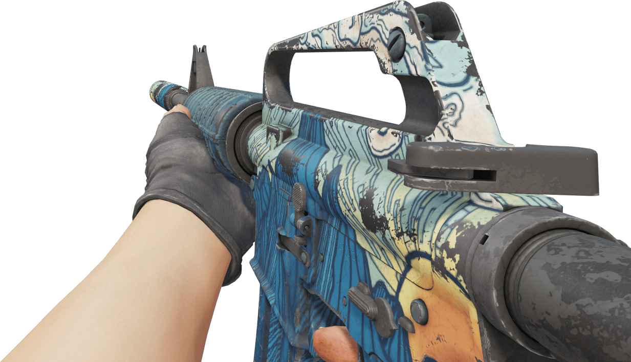 Preview image 3 of M4A1-S | 獨行 (重度磨損)