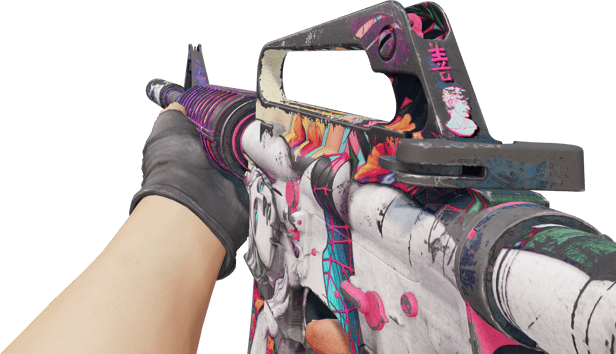 Preview image 3 of M4A1-S | Vaporwave (Battle-Scarred)