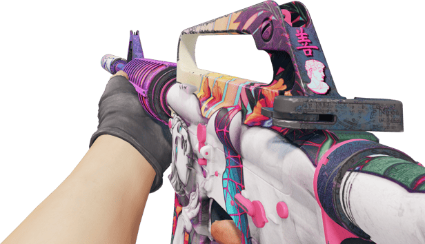 Preview image 3 of M4A1-S | Vaporwave (Käytössä kokeiltu)