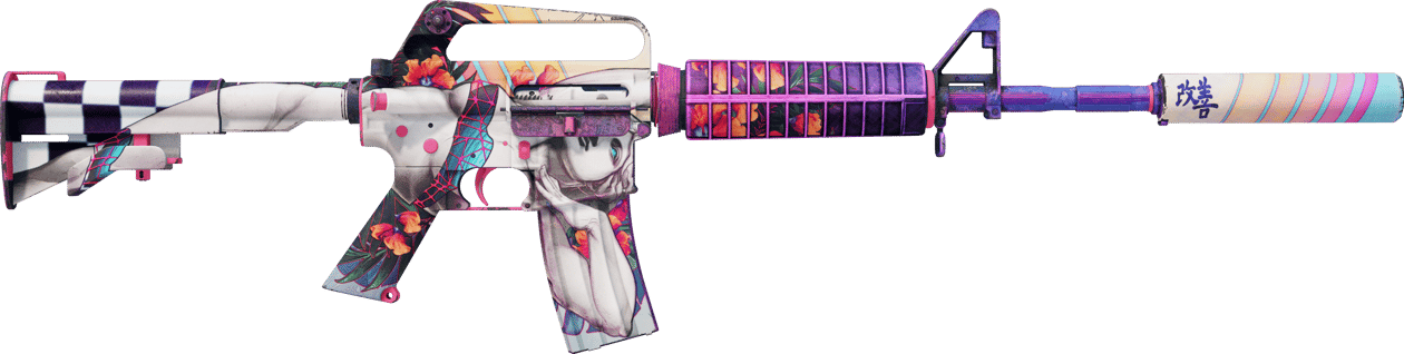 Preview image 2 of M4A1-S | Vaporwave (มีรอยถลอกเล็กน้อย)