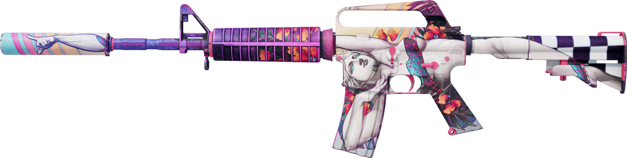 Preview image 1 of M4A1-S | Vaporwave (มีรอยถลอกเล็กน้อย)