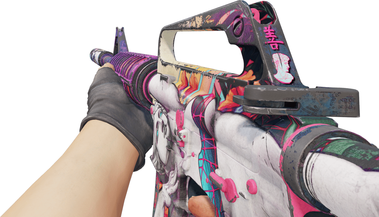 Preview image 3 of M4A1-S | Vaporwave (Usée)