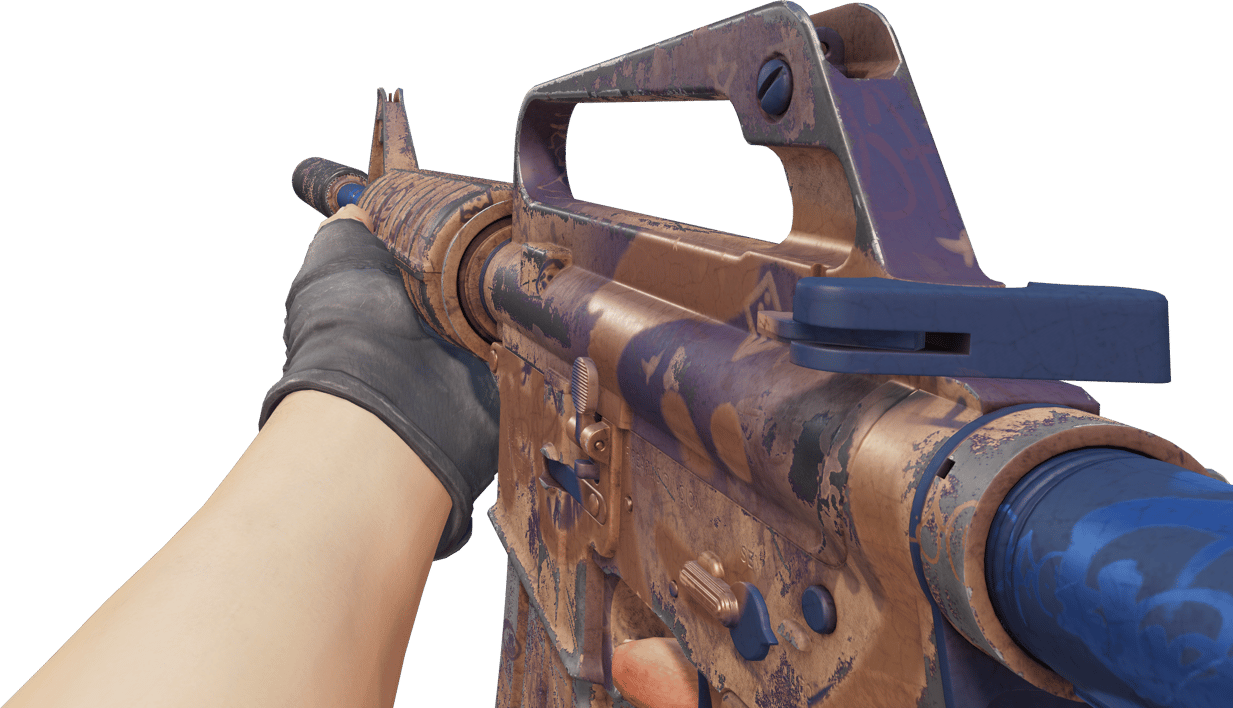 Preview image 3 of M4A1-S | Wash me plz (戦いで傷ついた)
