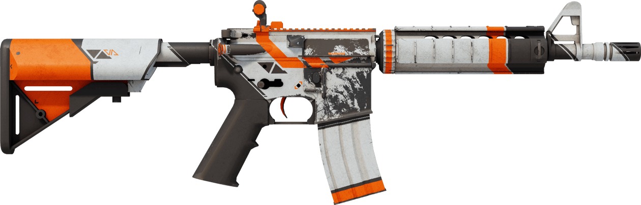 Preview image 2 of M4A4 | Asiimov (ถลอกปอกเปิกจากการรบ)