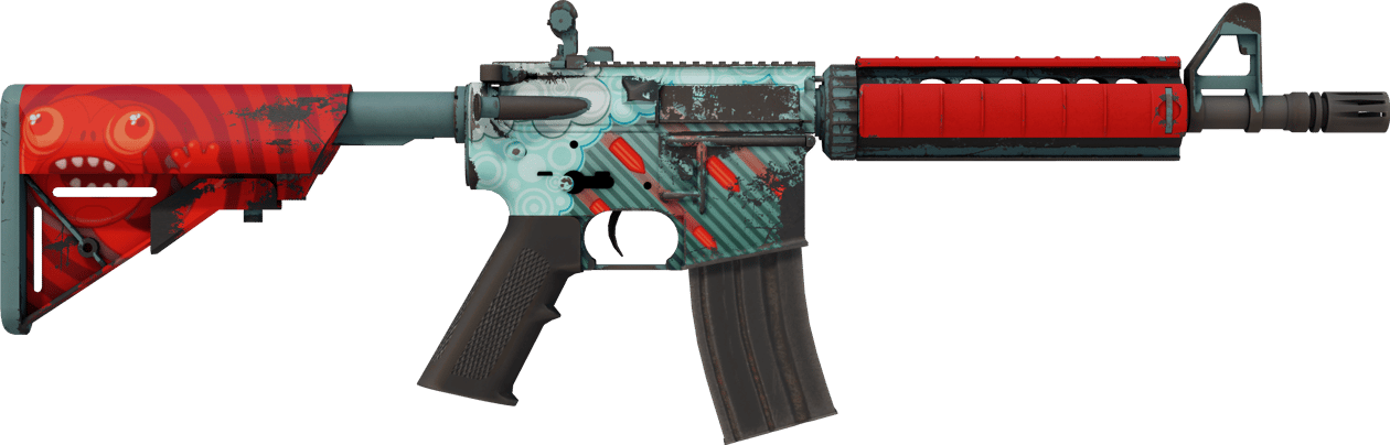 Preview image 2 of M4A4 | Deszcz kul (lekkie zużycie)