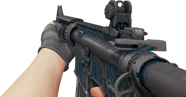 Preview image 3 of M4A4 | Dark Blossom (戦いで傷ついた)