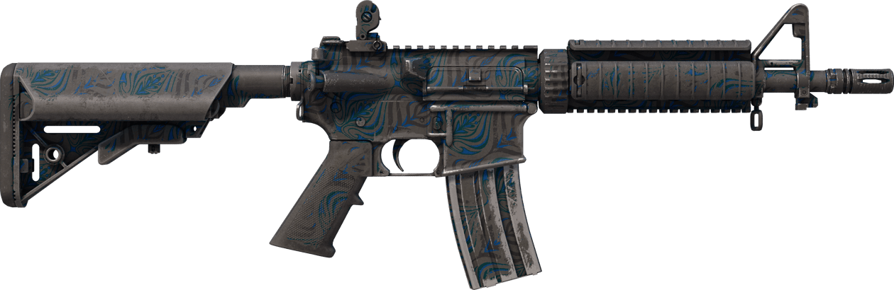 Preview image 2 of M4A4 | Flores oscuras (Bastante desgastado)