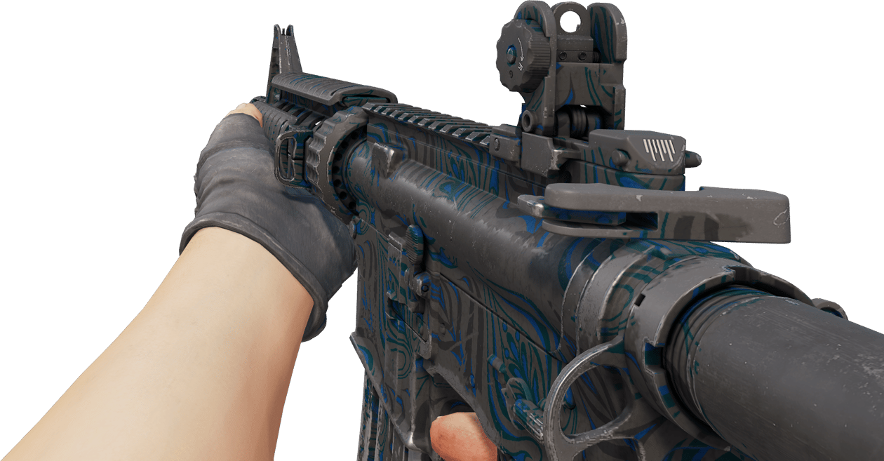 Preview image 3 of M4A4 | Flores oscuras (Bastante desgastado)