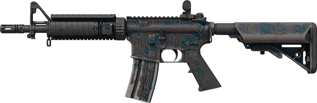 Preview image 1 of M4A4 | Flores oscuras (Bastante desgastado)