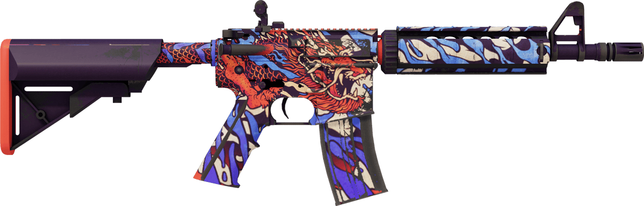 Preview image 2 of M4A4 | 龍王 (Roi dragon) (Très peu usée)