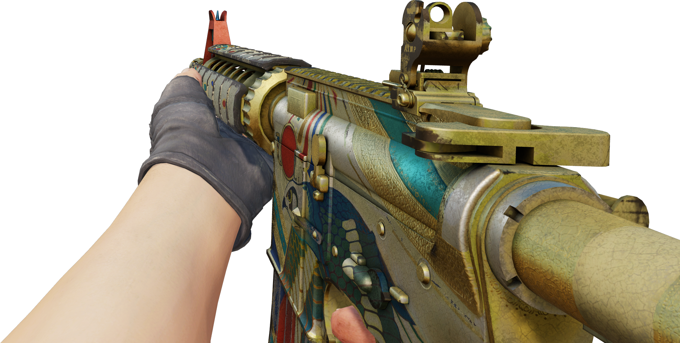 Preview image 4 of M4A4 | Œil d'Horus (Marquée par les combats)