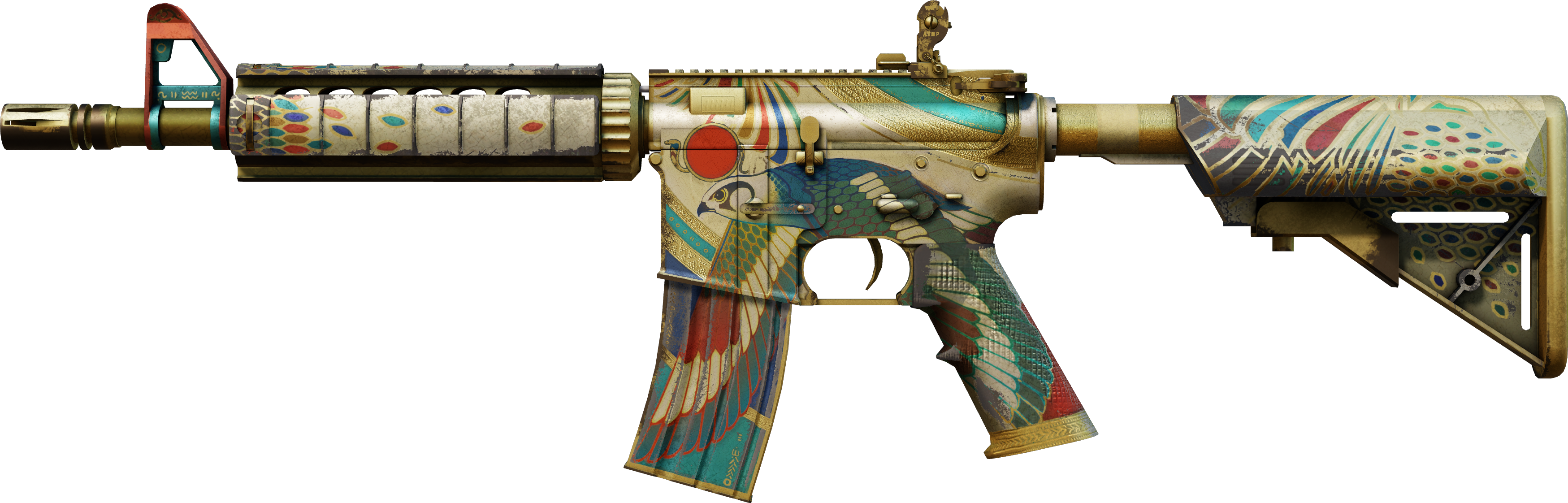 Preview image 1 of M4A4 | Œil d'Horus (Marquée par les combats)