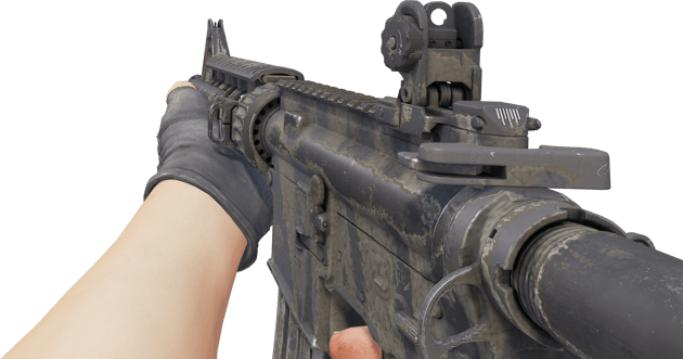 Preview image 3 of M4A4 | Faded Zebra (ถลอกปอกเปิกจากการรบ)