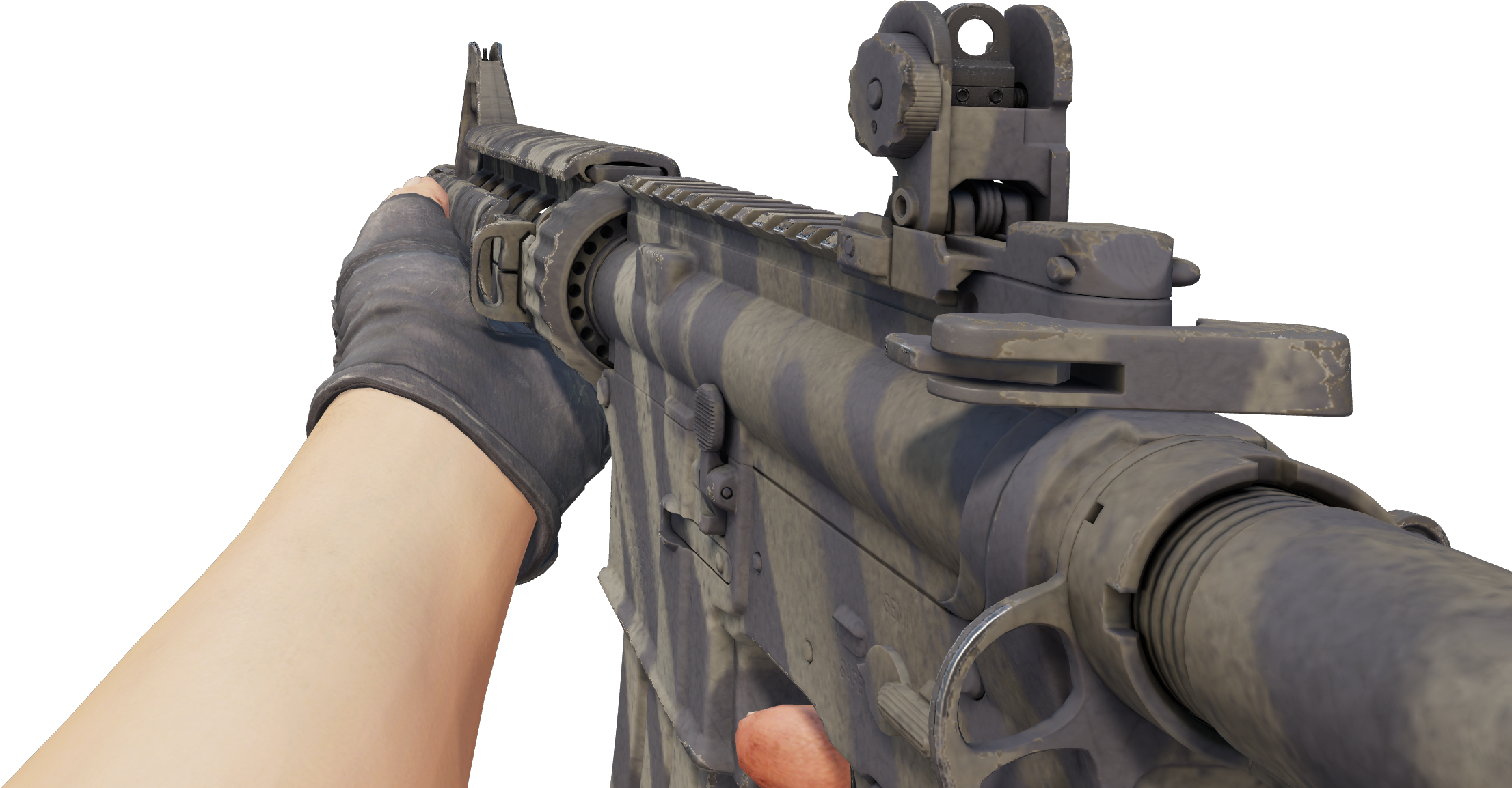 Preview image 4 of M4A4 | Zèbre pâle (Très peu usée)