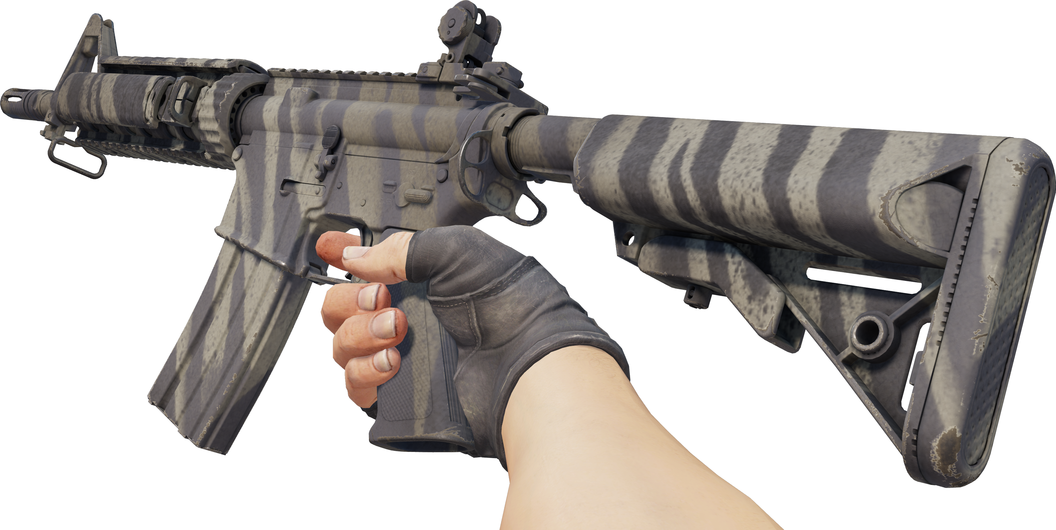 Preview image 3 of M4A4 | Zèbre pâle (Très peu usée)