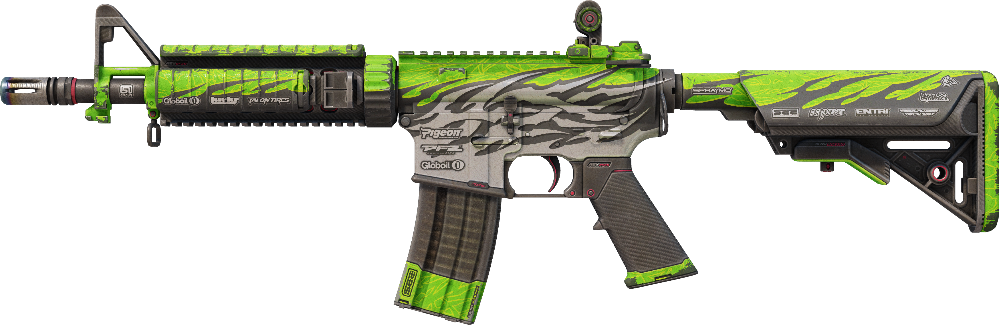 M4A4 | Full Throttle (戦いで傷ついた) - Skins Wiki