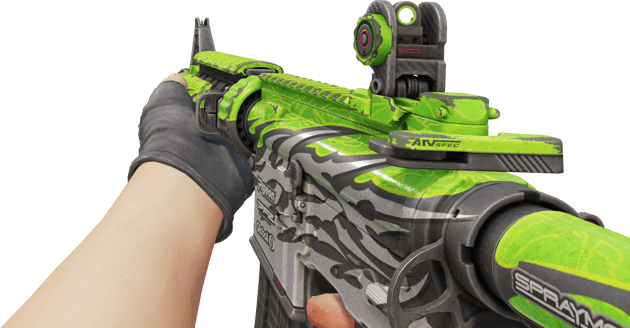 Preview image 3 of M4A4 | Full Throttle (Well-Worn)