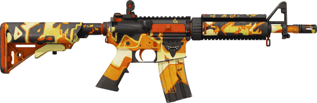 Preview image 2 of M4A4 | Hellish (Well-Worn)