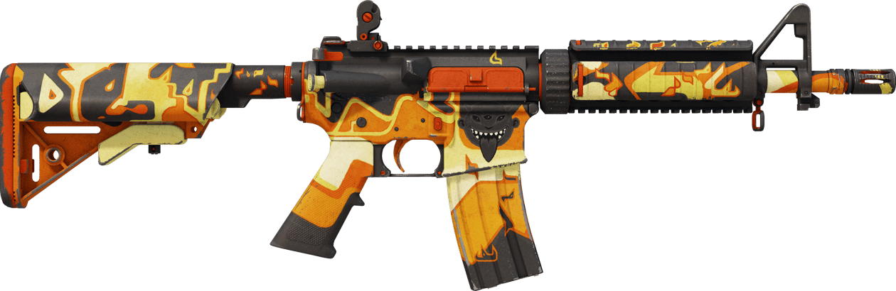 Preview image 2 of M4A4 | Hellish (มีรอยถลอกอย่างมาก)