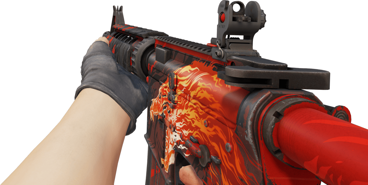 Preview image 3 of M4A4 | Howl (Testado no Terreno)
