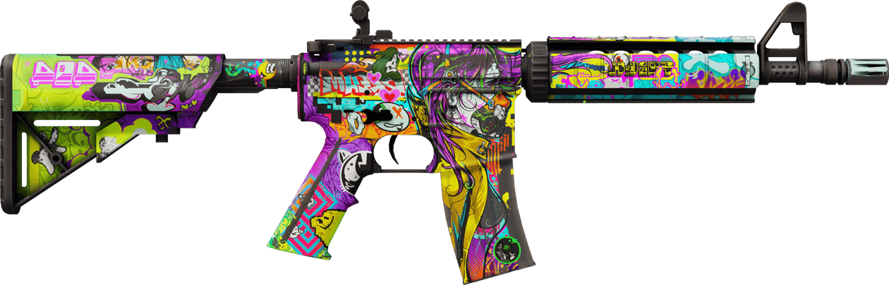 Preview image 2 of M4A4 | 活色生香 (久经沙场)