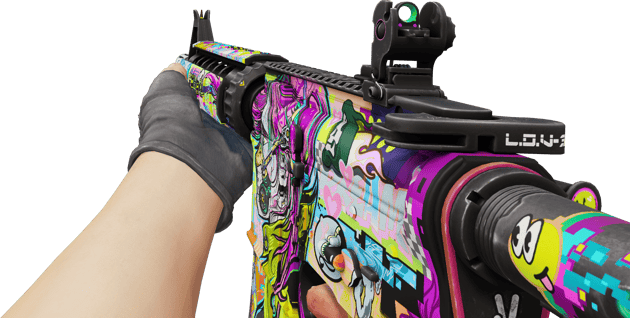 Preview image 3 of M4A4 | In Living Color (มีรอยถลอกเล็กน้อย)