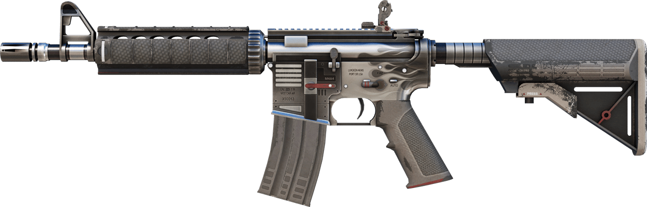 Preview image 1 of M4A4 | Magnesium (ถลอกปอกเปิกจากการรบ)