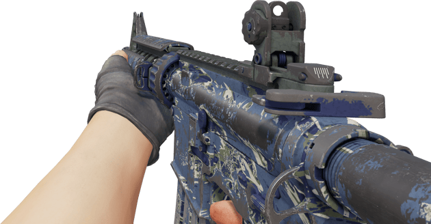 Preview image 3 of M4A4 | Naval Shred Camo (Battle-Scarred)