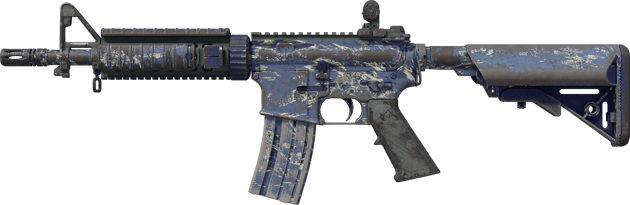 M4A4 | Naval Shred Camo (Battle-Scarred)