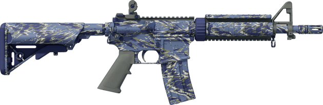 Preview image 2 of M4A4 | Naval Shred Camo (MW - Trầy ít)
