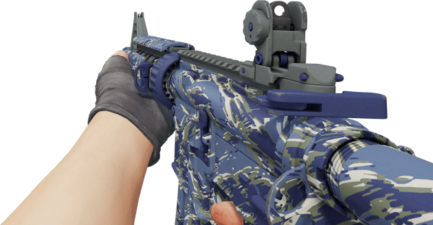 Preview image 3 of M4A4 | Naval Shred Camo (MW - Trầy ít)