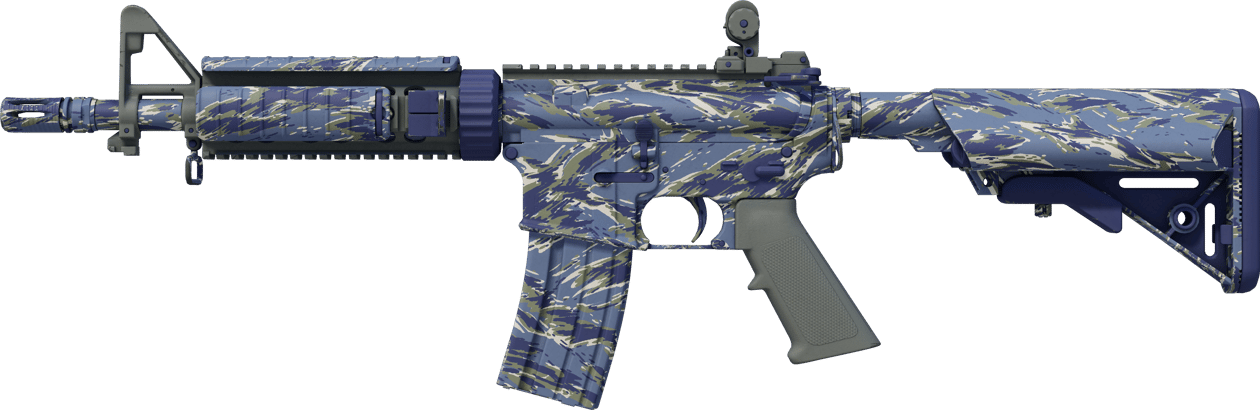 Preview image 1 of M4A4 | Naval Shred Camo (Com Pouco Uso)