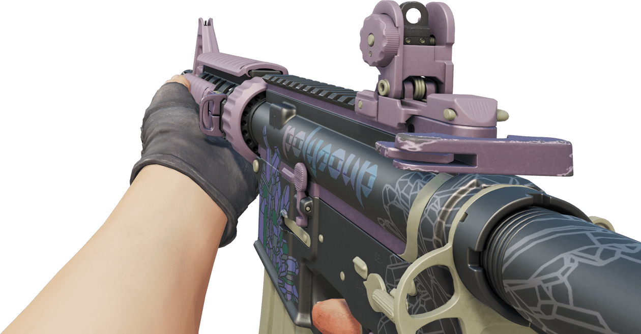 Preview image 3 of M4A4 | 多边形编辑 (略有磨损)