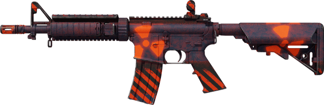 M4A4 | Radiation Hazard (มีรอยถลอกเล็กน้อย)