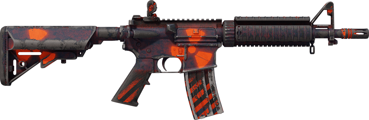 Preview image 2 of M4A4 | Peligro de radiación (Bastante desgastado)