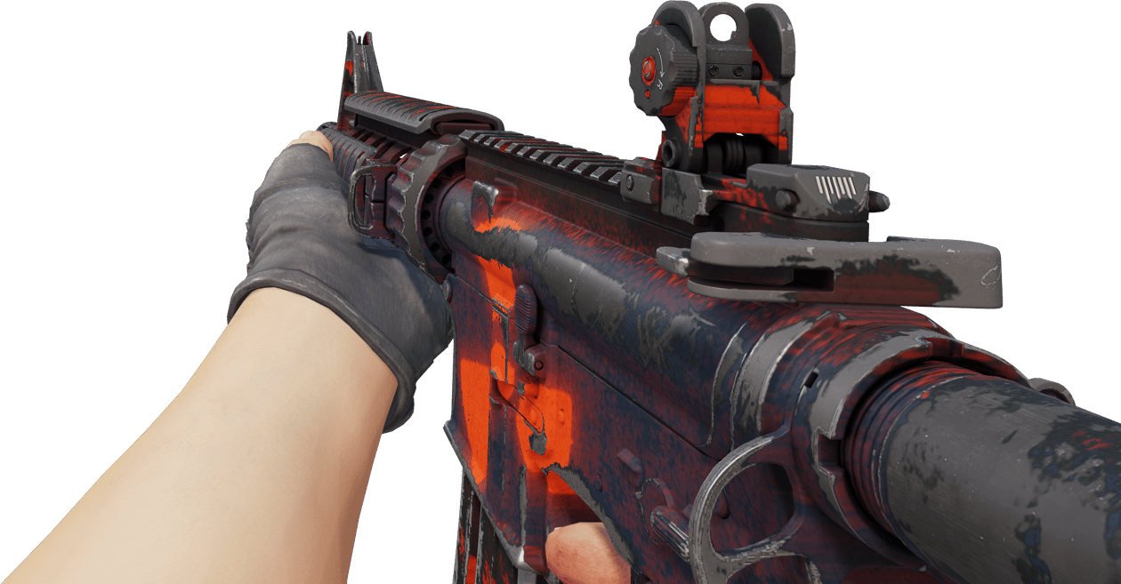 Preview image 3 of M4A4 | Peligro de radiación (Bastante desgastado)