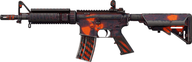 M4A4 | Peligro de radiación (Bastante desgastado)