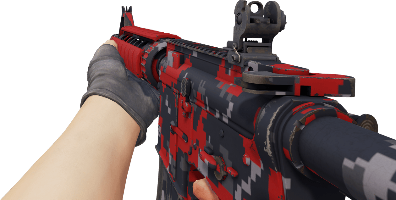 Preview image 3 of M4A4 | Red DDPAT (ใหม่จากโรงงาน)