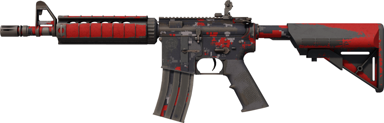 Preview image 1 of M4A4 | Red DDPAT (มีรอยถลอกอย่างมาก)