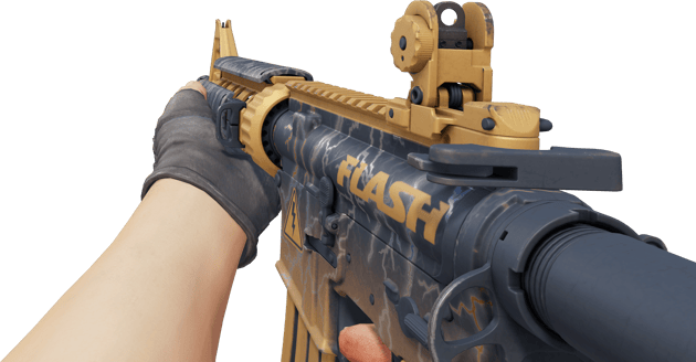 Preview image 3 of M4A4 | Sheet Lightning (มีรอยถลอกเล็กน้อย)