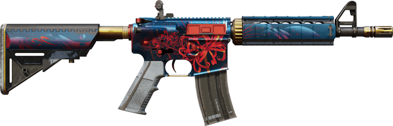 Preview image 2 of M4A4 | Lirio araña (Bastante desgastado)