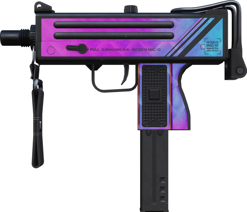 Preview image 1 of MAC-10 | 渐变迪斯科 (久经沙场)