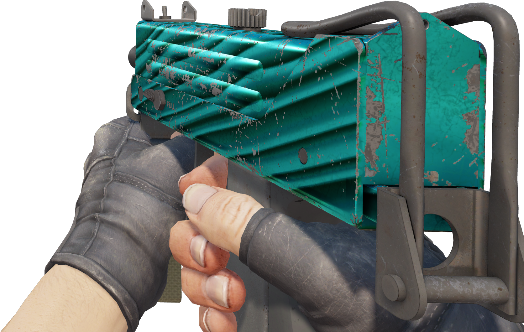 Preview image 3 of MAC-10 | Malachite (Well-Worn)
