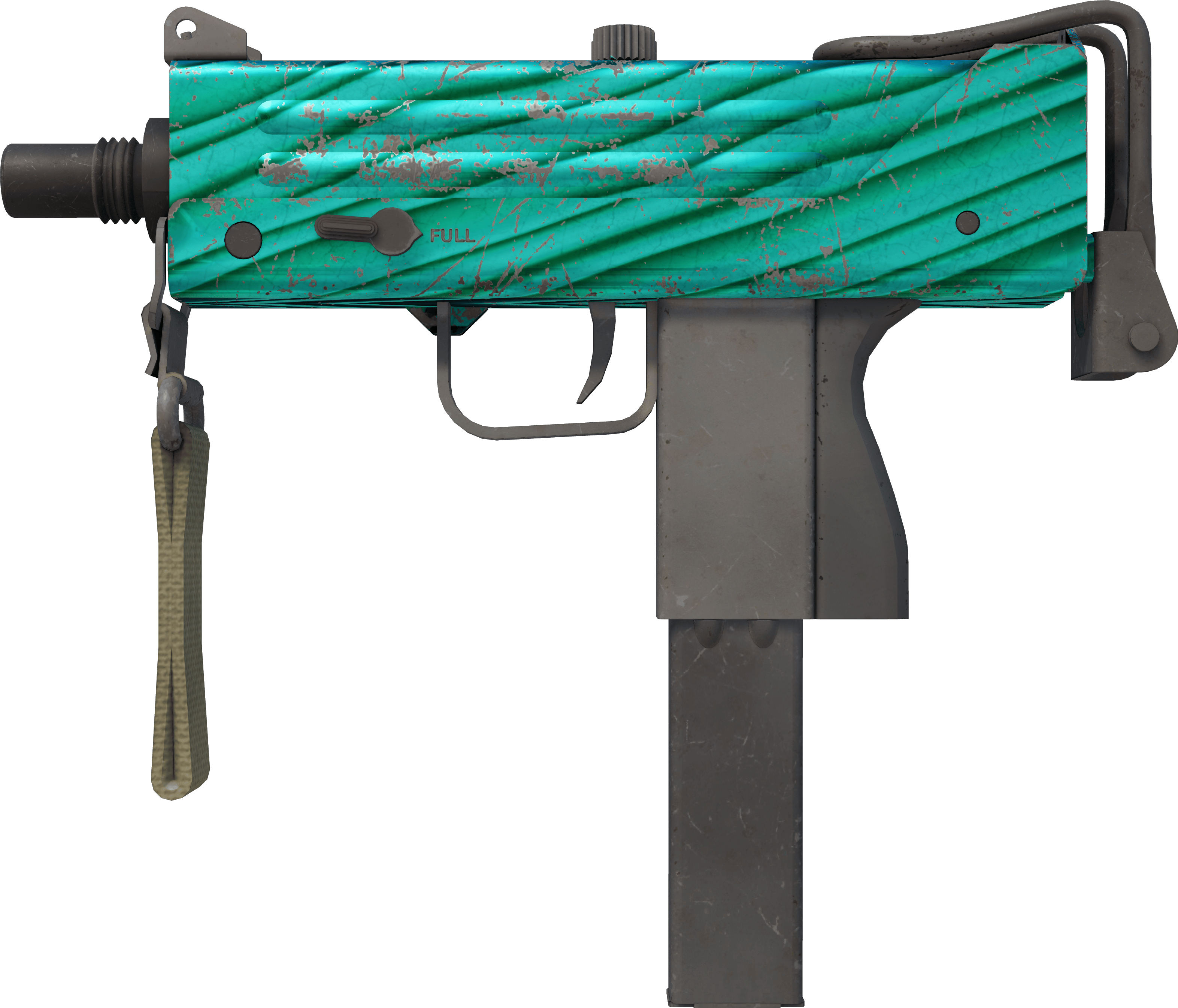 Preview image 1 of MAC-10 | Malachite (Well-Worn)