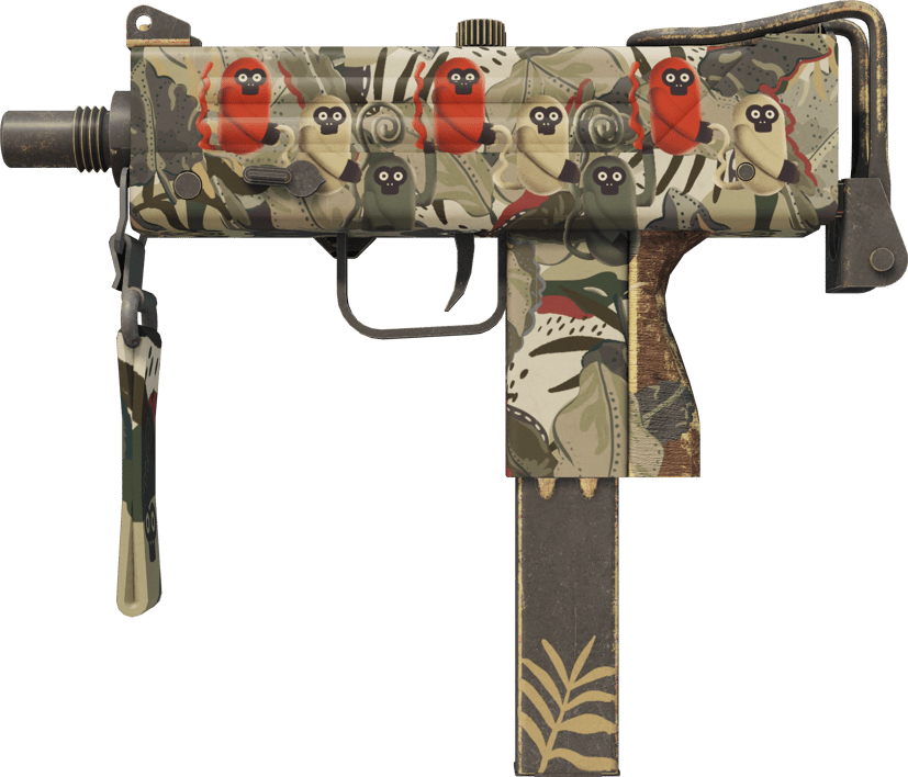 Preview image 1 of MAC-10 | 萌猴迷彩 (略有磨损)