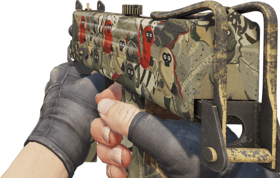 Preview image 3 of MAC-10 | Monkeyflage (Well-Worn)